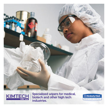 Kimtech™ W4 Critical Task Wipers, Flat Double Bag, 12x12, White, 100-pack, 5 Packs-carton freeshipping - TVN Wholesale